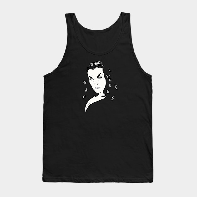 Vampira Tank Top by @johnnehill